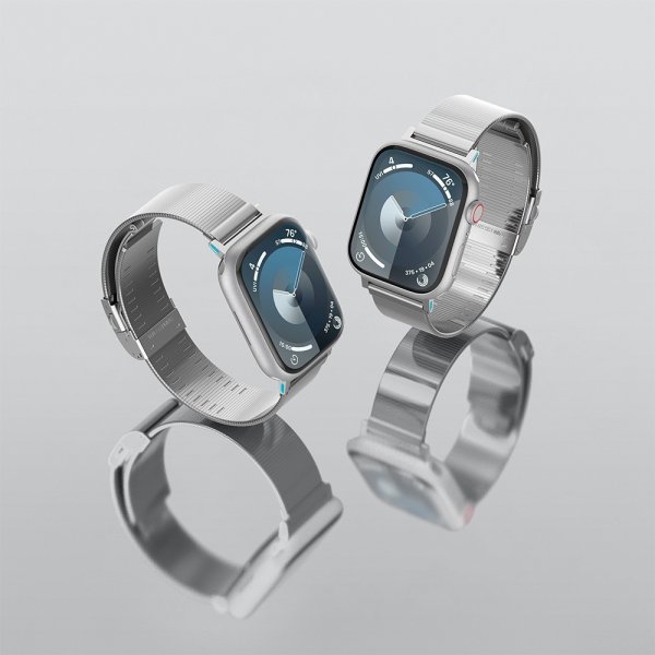 Spigen Apple Watch 38/40/41/42mm Armbånd Sleek Link Sølv