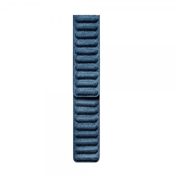 Apple Watch 38/40/41/42mm Armbånd Semsket skinn Blå