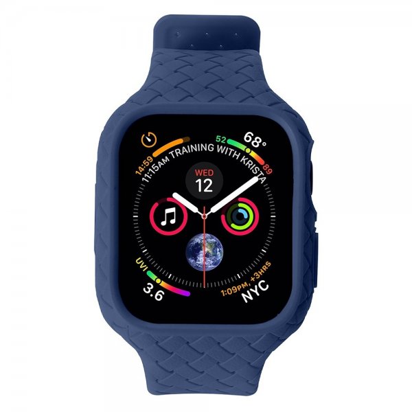 Apple Watch 41mm Armbånd Vevtekst Mørkeblå