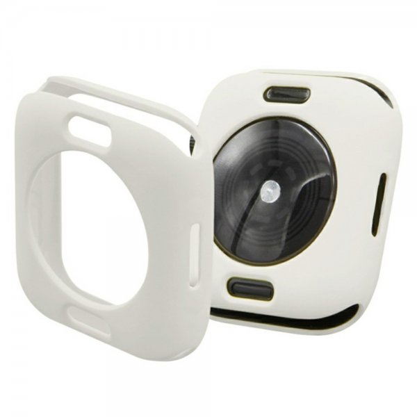 Apple Watch 41mm Deksel TPU Kremhvit