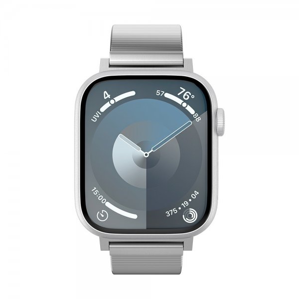 Spigen Apple Watch 44/45/46mm/Ultra 49mm Armbånd Sleek Link Sølv