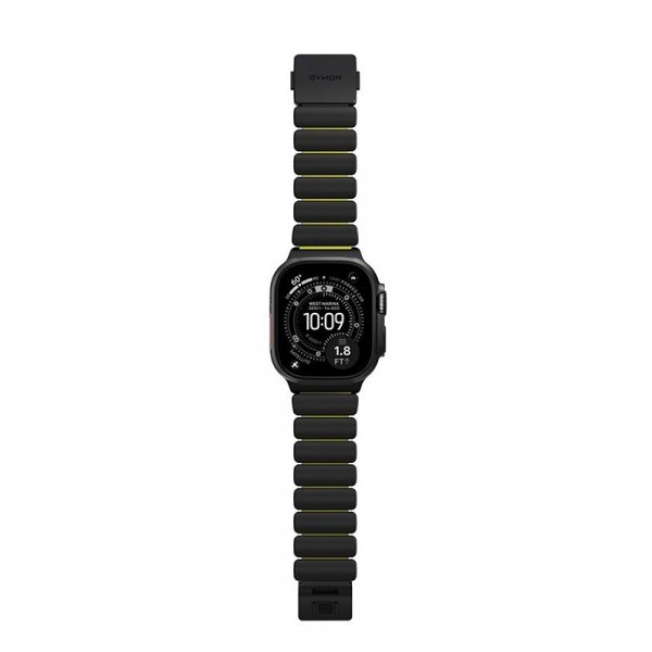 Nomad Apple Watch 44/45/46mm/Ultra 49mm Armbånd Stratos Band Svart Volt