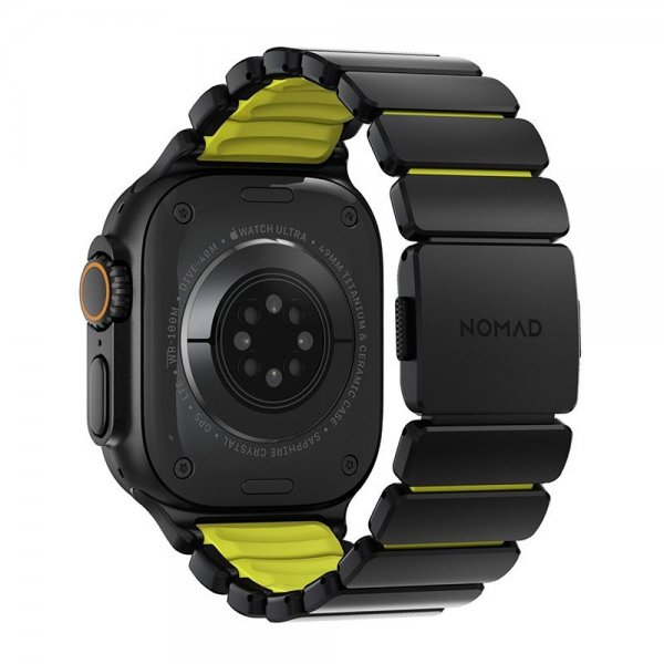 Nomad Apple Watch 44/45/46mm/Ultra 49mm Armbånd Stratos Band Svart Volt