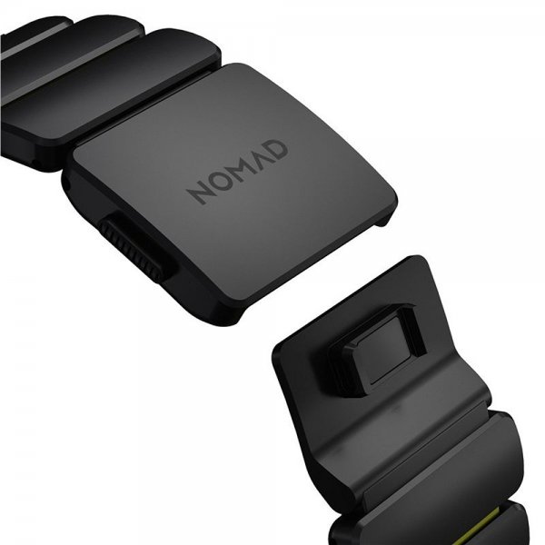 Nomad Apple Watch 44/45/46mm/Ultra 49mm Armbånd Stratos Band Svart Volt