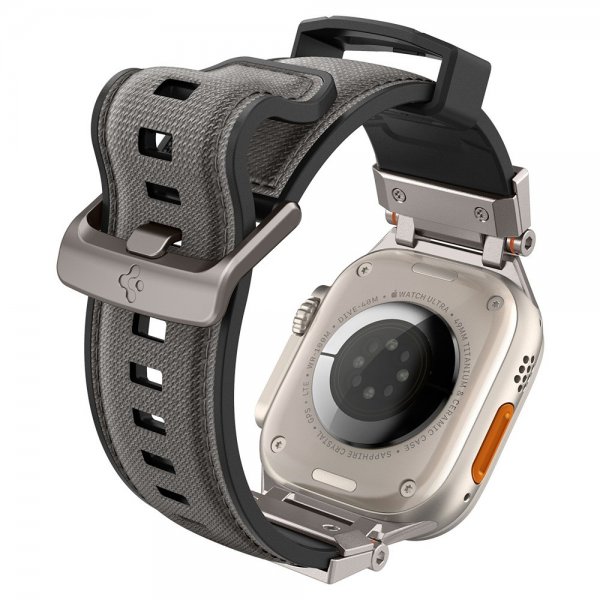 Spigen Apple Watch 44/45/46mm/Watch Ultra 49mm Armbånd DuraPro Armor Grå