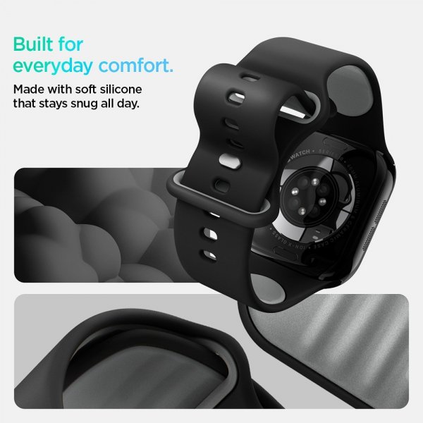 Spigen Apple Watch 44/45/46mm/Watch Ultra 49mm Armbånd Nano Pop Black Sesame