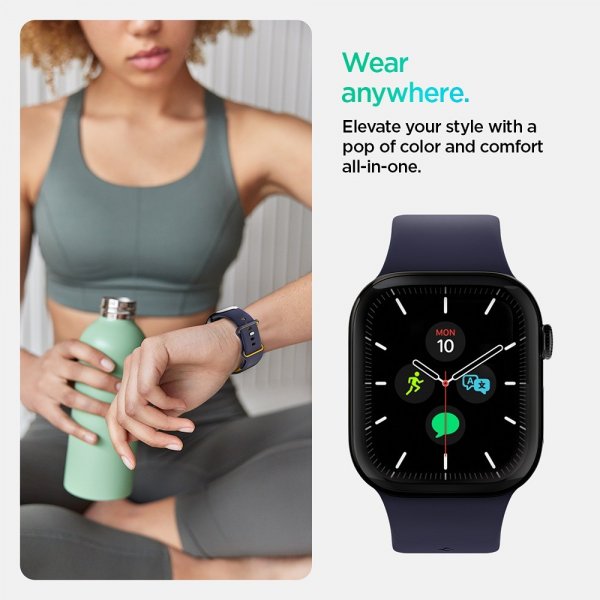 Spigen Apple Watch 44/45/46mm/Watch Ultra 49mm Armbånd Nano Pop Blueberry Navy