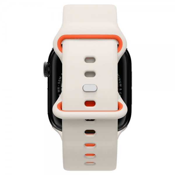 Spigen Apple Watch 44/45/46mm/Watch Ultra 49mm Armbånd Nano Pop Orange Beige