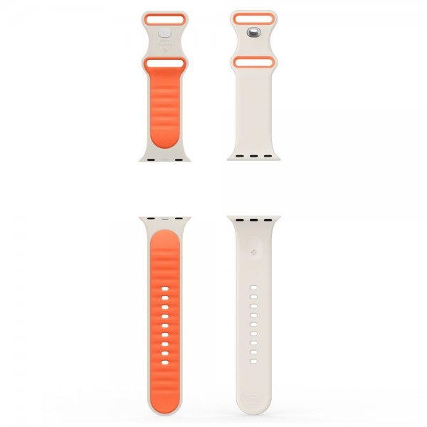 Spigen Apple Watch 44/45/46mm/Watch Ultra 49mm Armbånd Nano Pop Orange Beige
