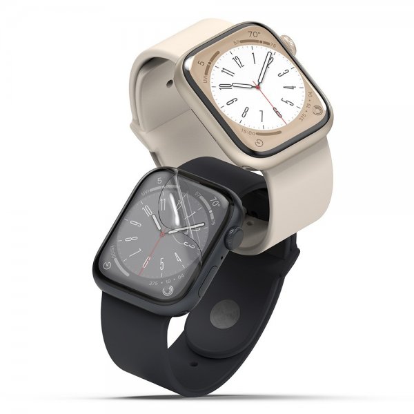 Ringke Apple Watch 44/45mm Skjermbeskytter Dual Easy Film 3-pack
