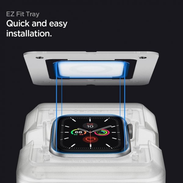 Spigen Apple Watch 45mm Skjermbeskytter ProFlex EZ Fit 2-pack