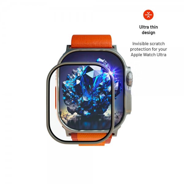 Fixed Apple Watch Ultra 1/2 49mm Skjermbeskytter Sapphire