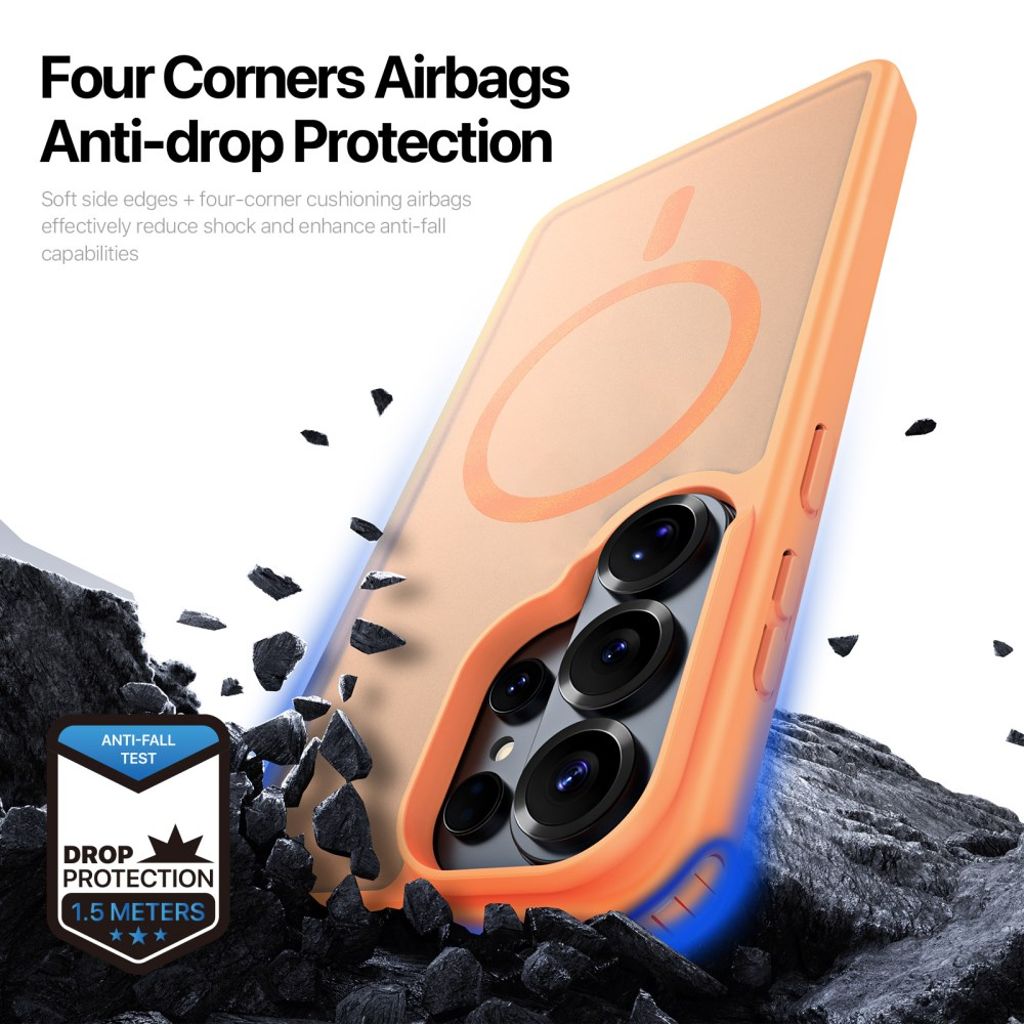Dux Ducis Samsung Galaxy S26 Ultra Deksel Yind Series MagSafe Oransje