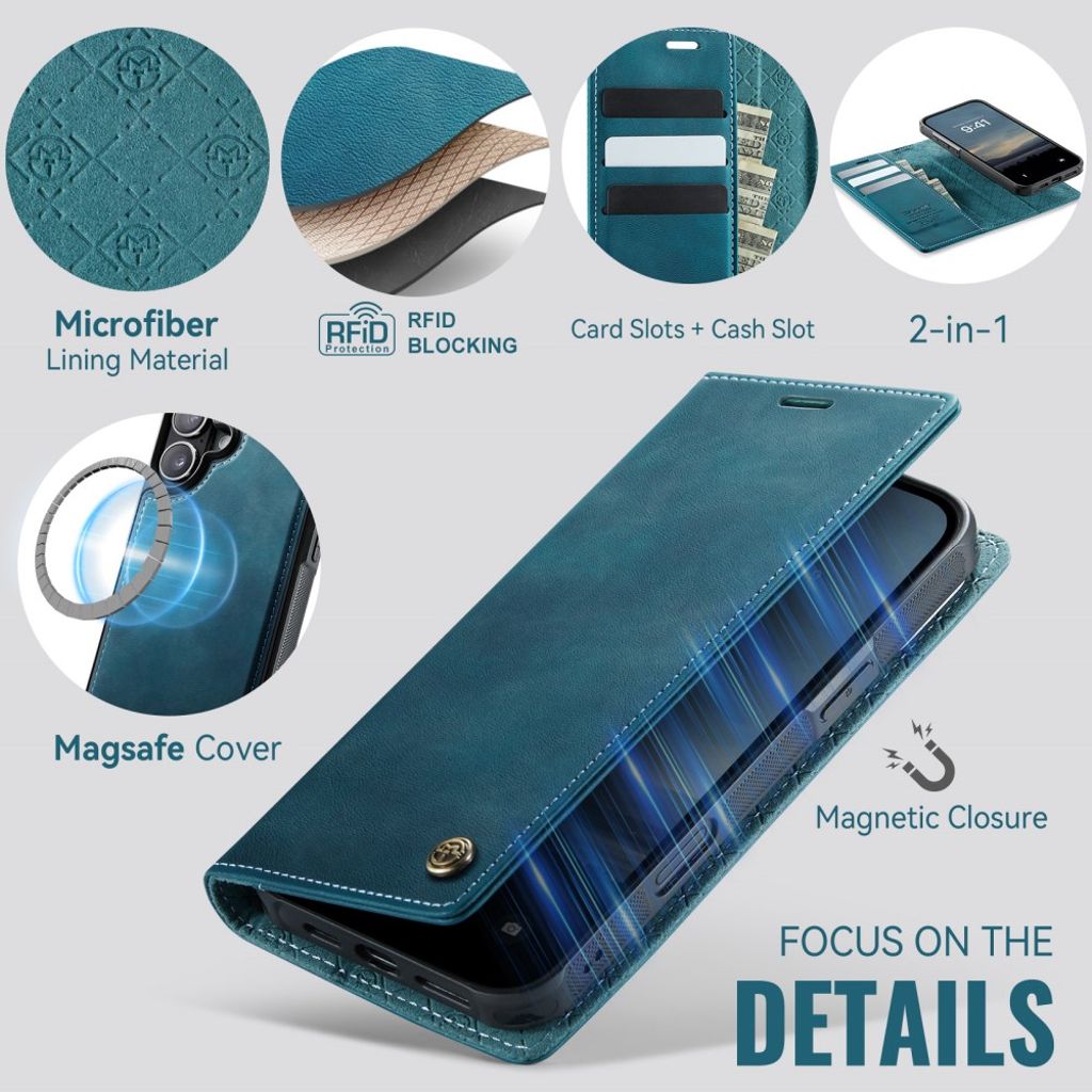 CaseMe iPhone 17 Etui C49 Series Grønn