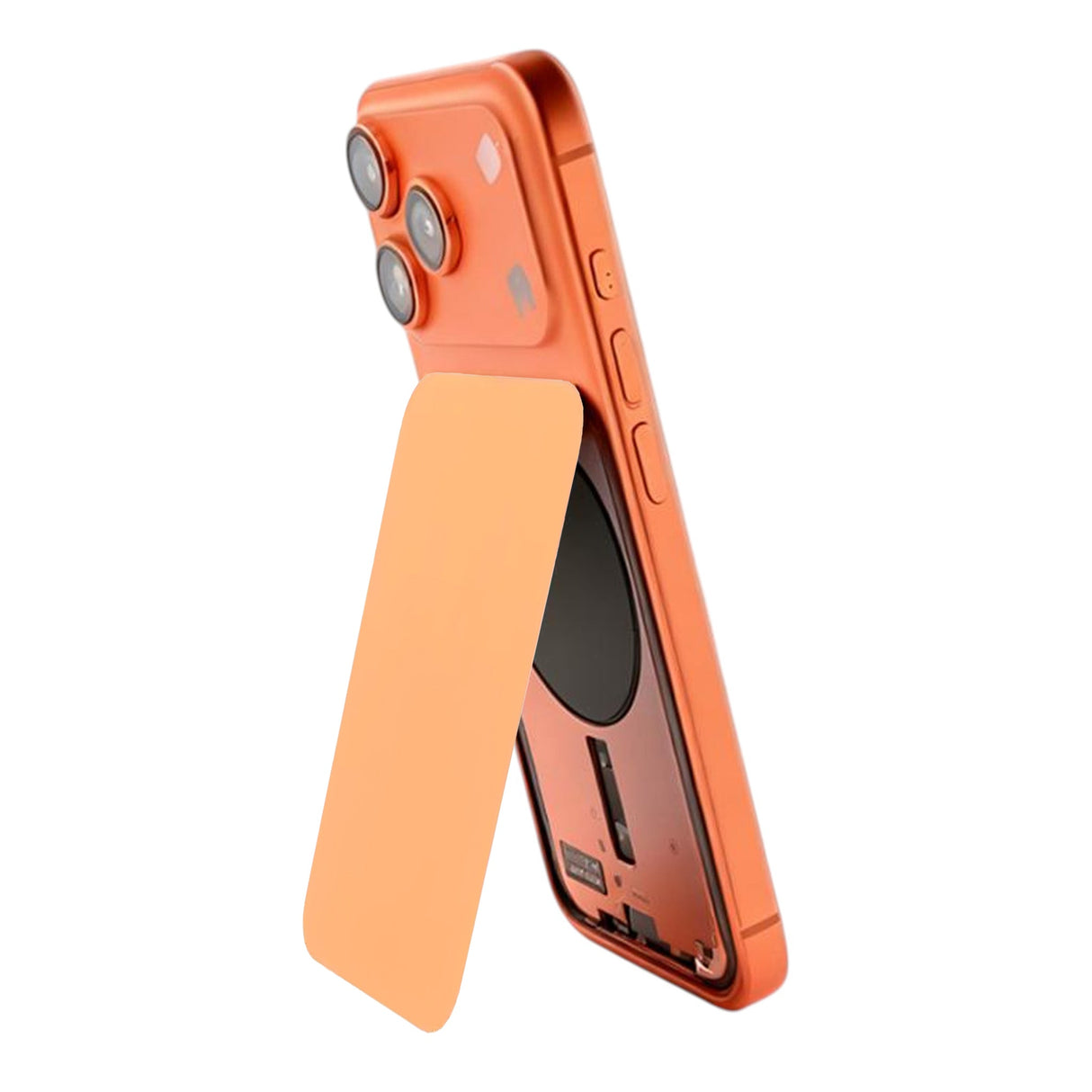 Glassbakside for iPhone 17 Pro – Oransje