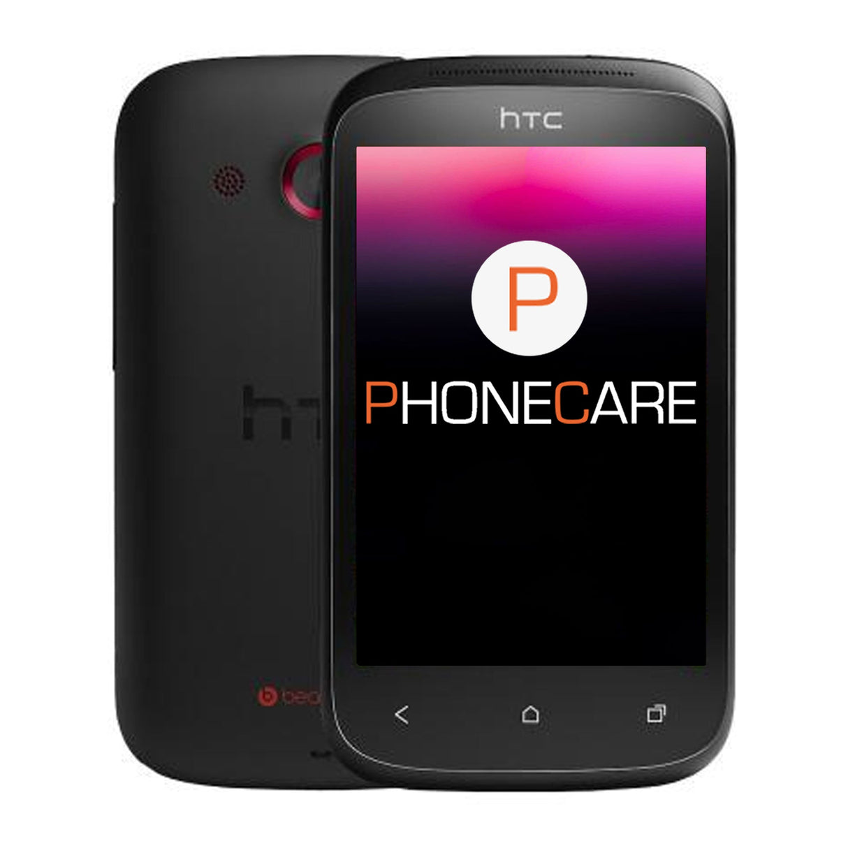 Brukt HTC Desire C 4GB Svart – Brukt tilstand