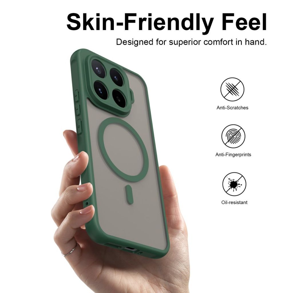 Xiaomi 17T Pro Deksel Frostad MagSafe Grønn
