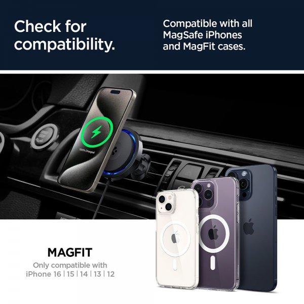 Spigen Mobilholder til bil OneTap Pro 3 CryoMax Air Vent MagFit Air Vent