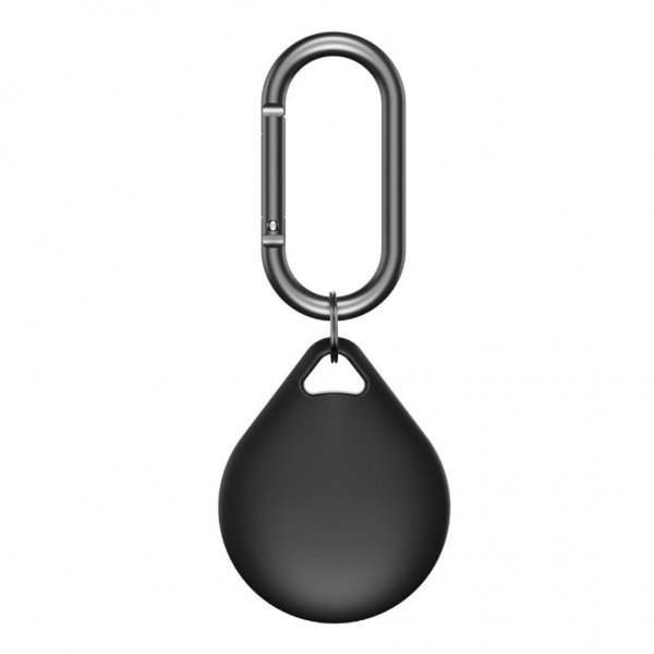 KeyBudz AirTag Skall Secure Dock 2-pakning Svart