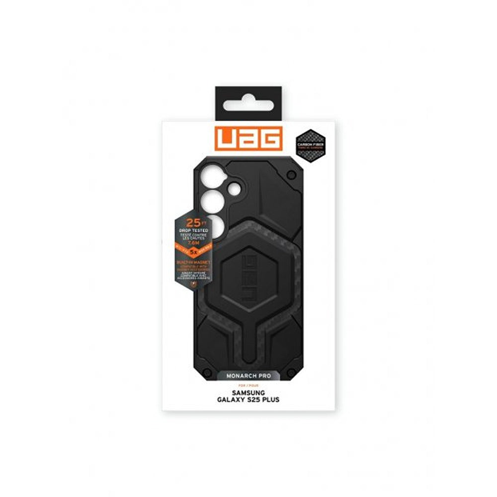 Urban Armor Gear (UAG) Samsung Galaxy S25 Plus Deksel Monarch Pro MagSafe Carbon Fiber
