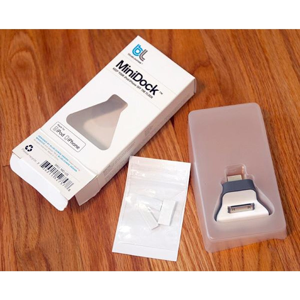 Bluelounge MiniDock 30 pin Ladestasjon (iPhone 3. 3G. 3GS. 4. 4S)
