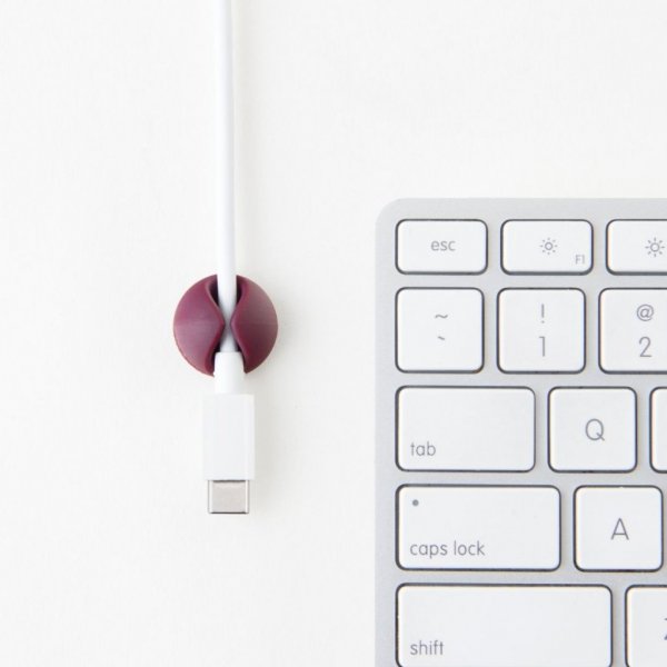 Bluelounge CableDrop Mini Ombre - 9-pakning Rosa