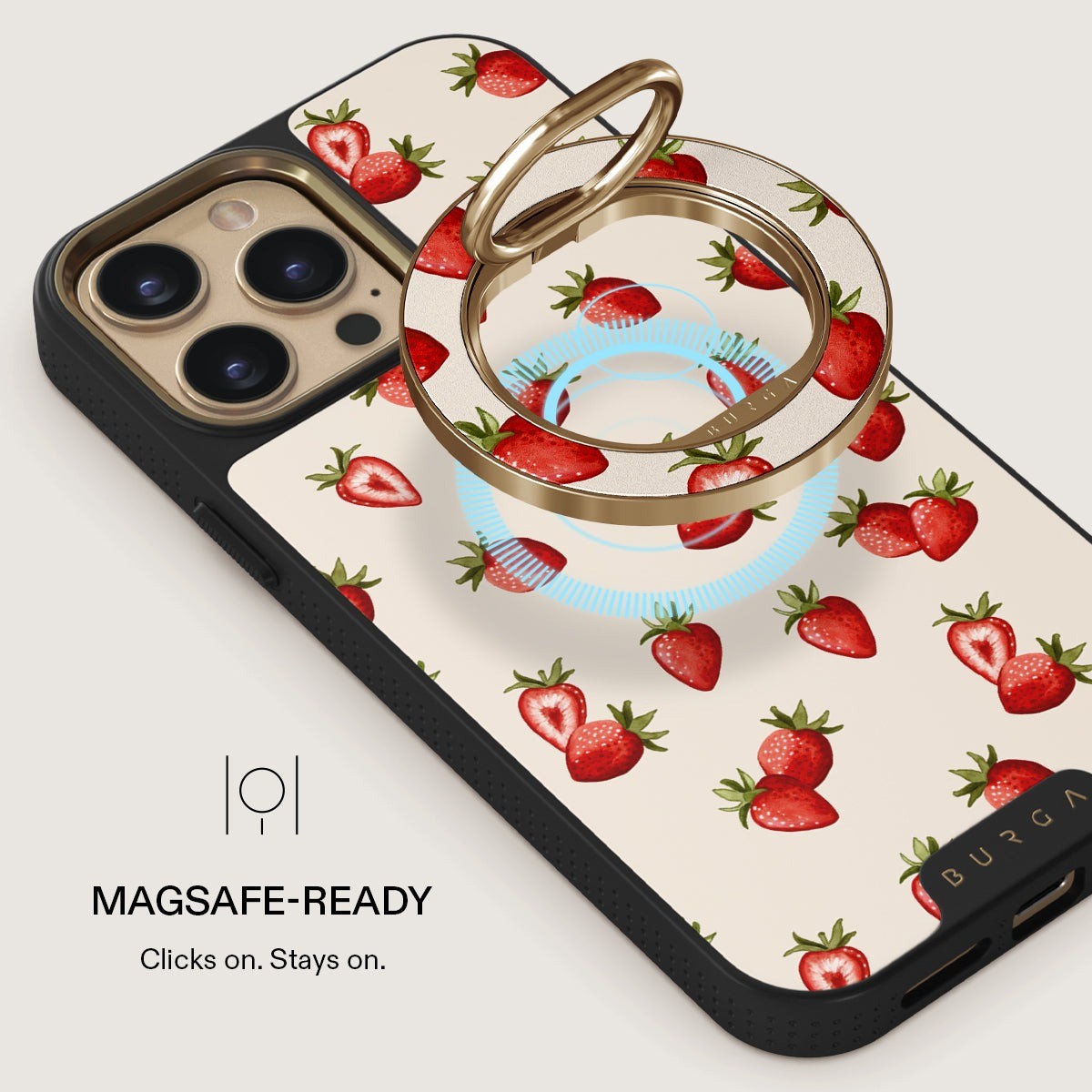 Burga Holder Mobilring MagSafe Freshly Picked Gull