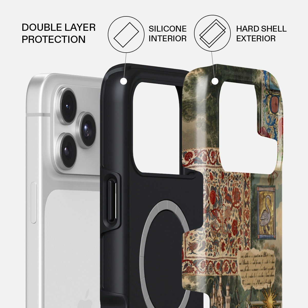 Burga iPhone 17 Pro Max Deksel Tough MagSafe Oath