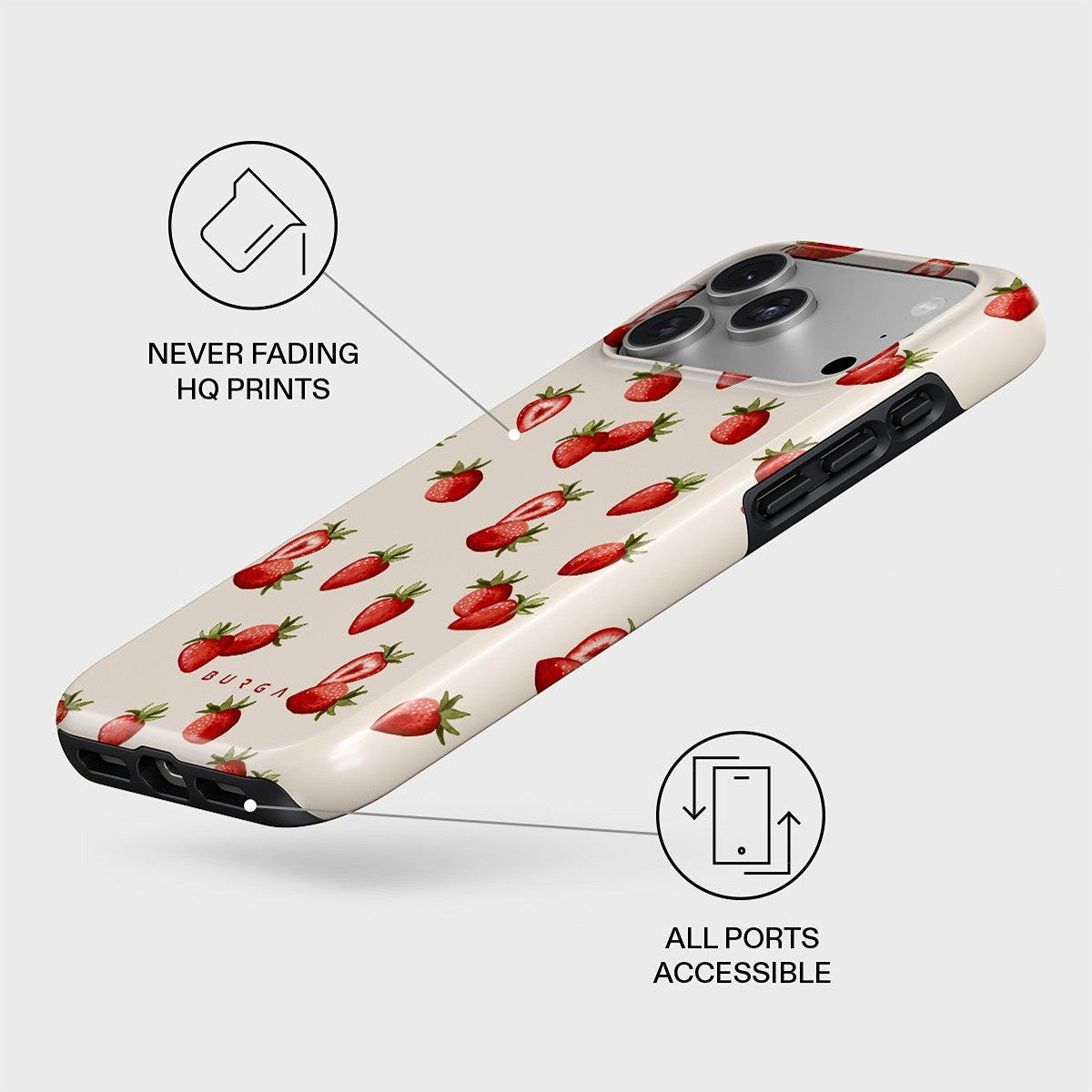 Burga iPhone 17 Pro Deksel Tough MagSafe Freshly Picked