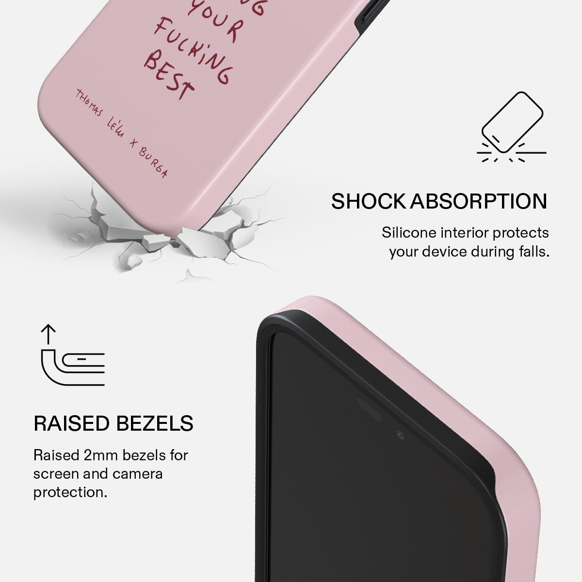 Burga iPhone 18 Pro Max Deksel Tough MagSafe Your Best