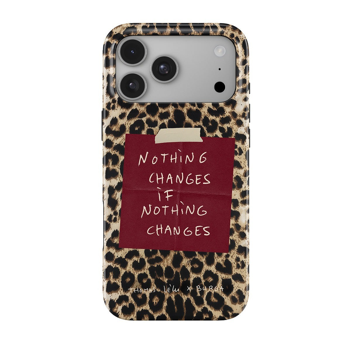 Burga iPhone 18 Pro Deksel Tough MagSafe Nothing Changes
