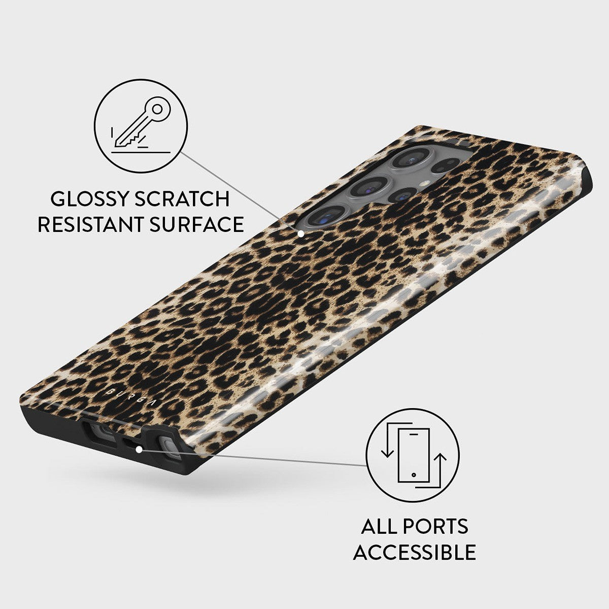 Burga Samsung Galaxy S24 Ultra Deksel Tough Player