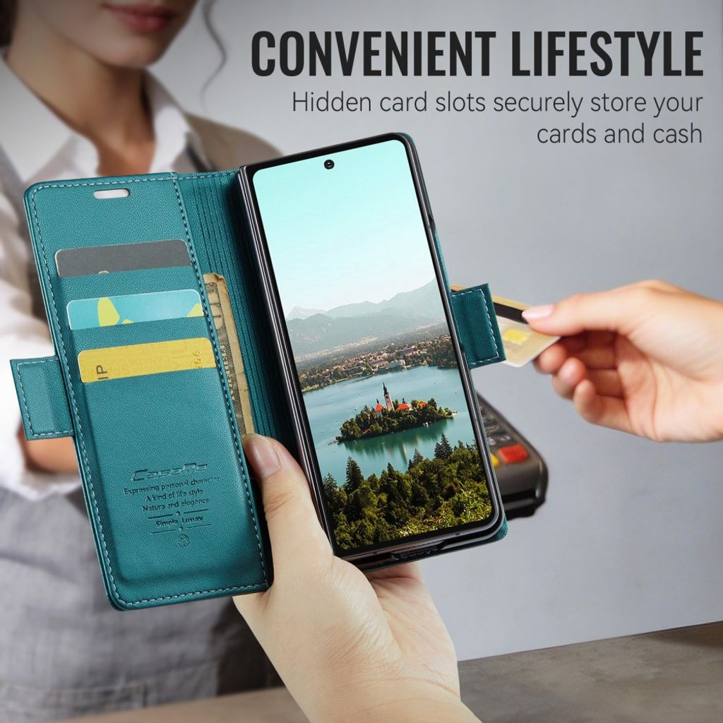 CaseMe Samsung Galaxy Z Fold 8 Ultra Etui 023 Series Grønn