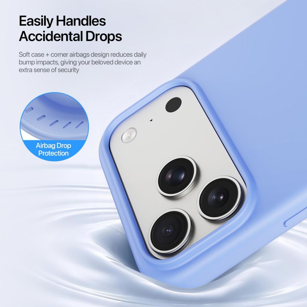 Dux Ducis iPhone 17 Pro/iPhone 18 Pro Deksel Piel Series MagSafe Blå