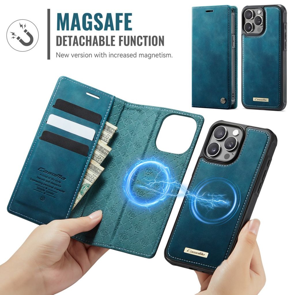 CaseMe iPhone 14 Pro Etui C49 Series Grønn
