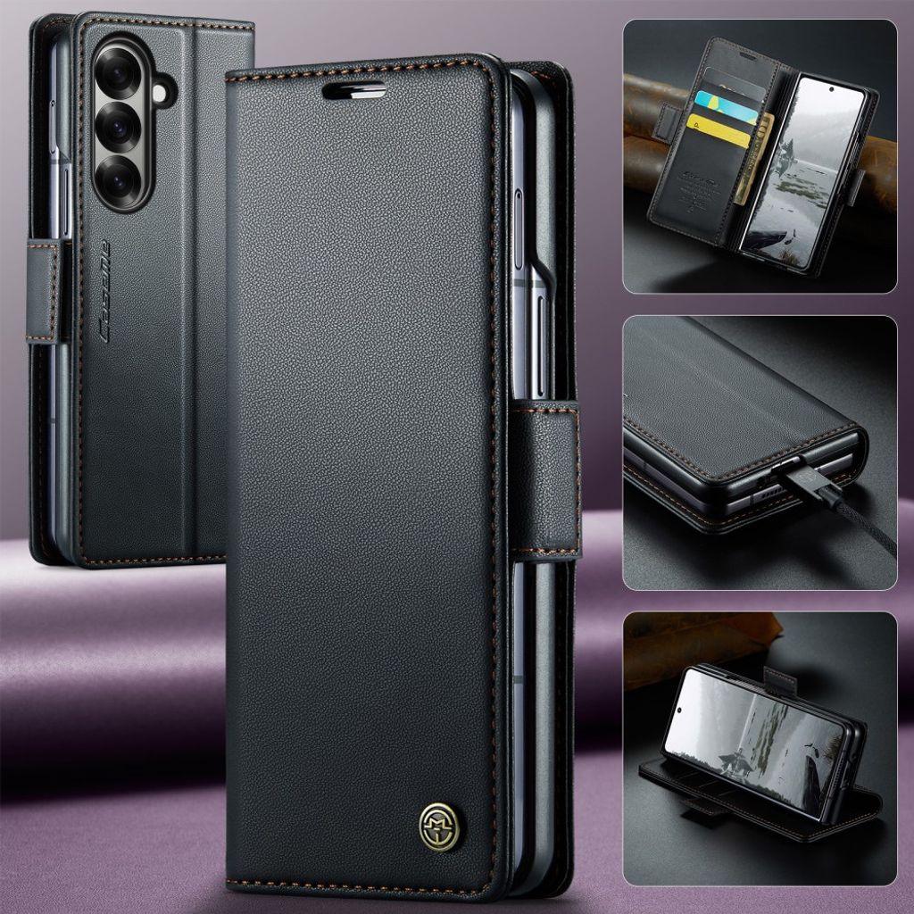 CaseMe Samsung Galaxy Z Fold 8 Ultra Etui 023 Series Svart