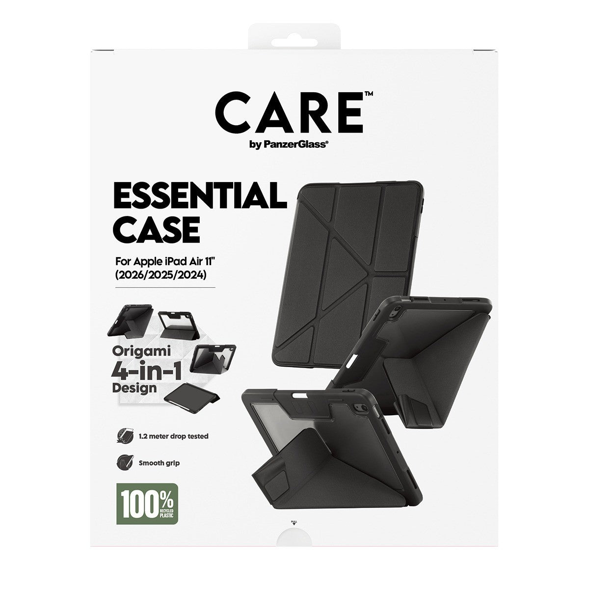 CARE by PanzerGlass iPad Air 11 (M2/M3/M4) Etui Essential Case Svart