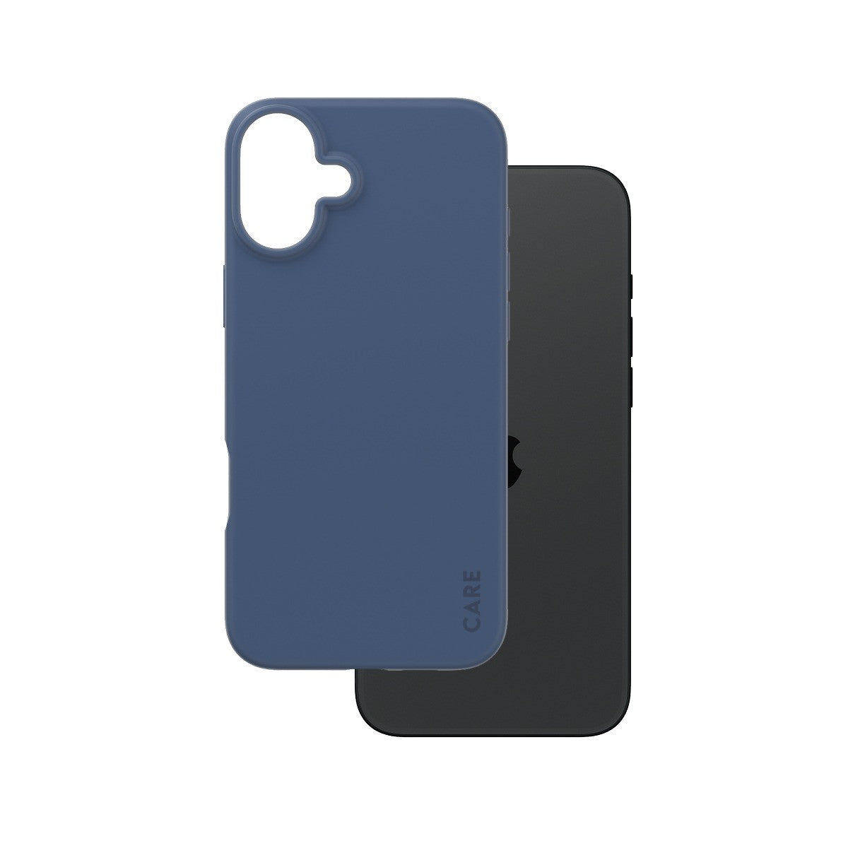 CARE by PanzerGlass iPhone 16 Plus Deksel Fashionable Blå