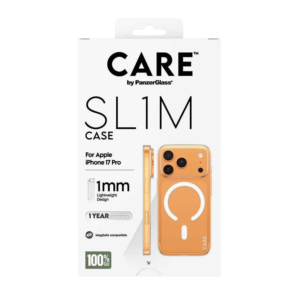 CARE by PanzerGlass iPhone 17 Pro Deksel SL1M MagSafe Klar