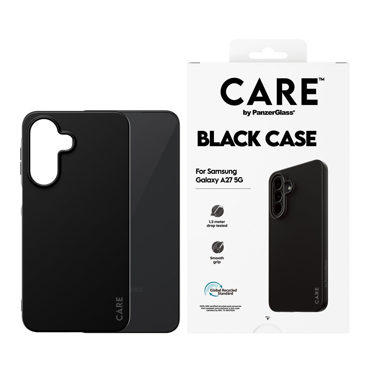 CARE by PanzerGlass Samsung Galaxy A27 Deksel TPU Svart