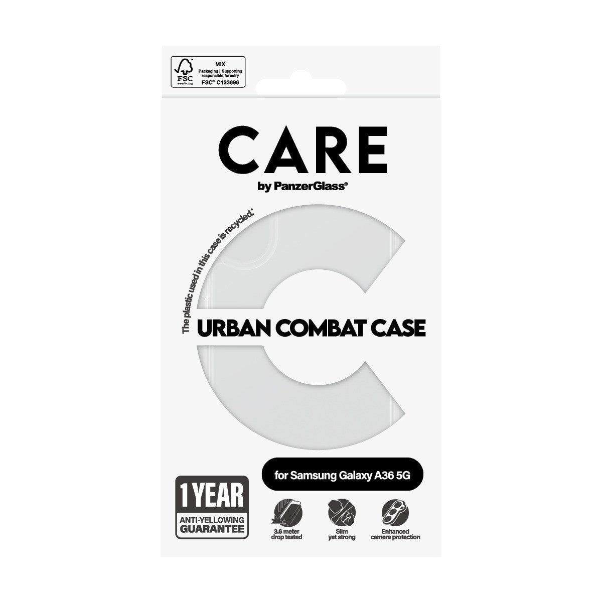 CARE by PanzerGlass Samsung Galaxy A36 Deksel Urban Combat Klar