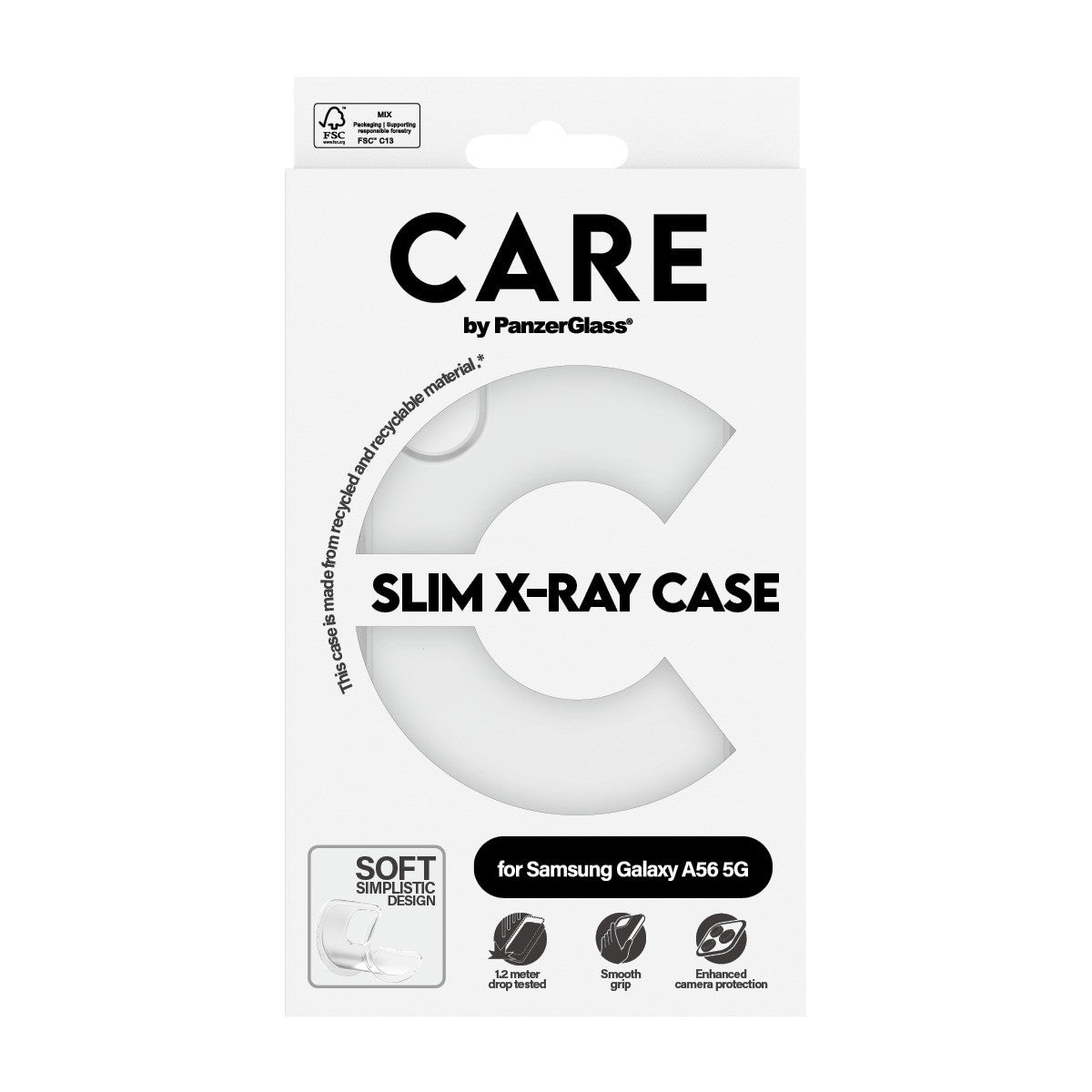 CARE by PanzerGlass Samsung Galaxy A56 Deksel X-Ray Klar