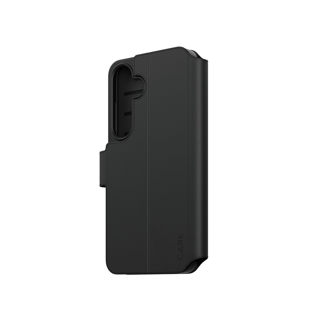 CARE by PanzerGlass Samsung Galaxy S25 Etui Wallet Kickstand Svart