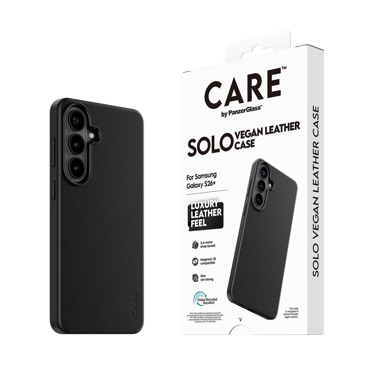 CARE by PanzerGlass Samsung Galaxy S26 Plus Deksel Solo MagSafe Svart