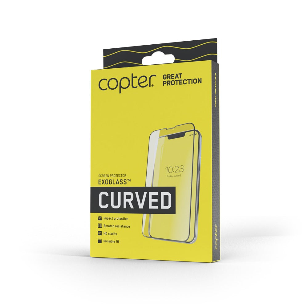 Copter iPhone 17 Pro Max/iPhone 18 Pro Max Skjermbeskytter Exoglass Curved