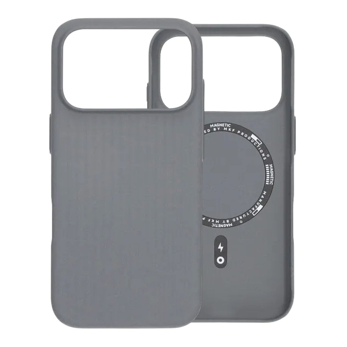 iPhone 17 Pro Deksel Korrugert MagSafe Grå