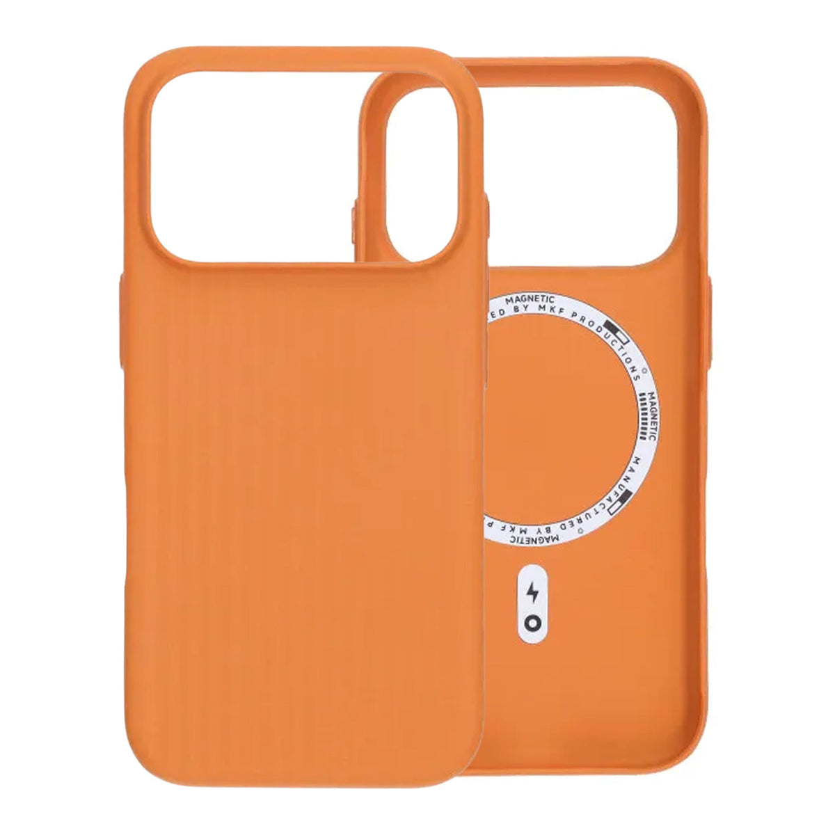 iPhone 17 Pro Max Deksel Korrugert MagSafe Oransje