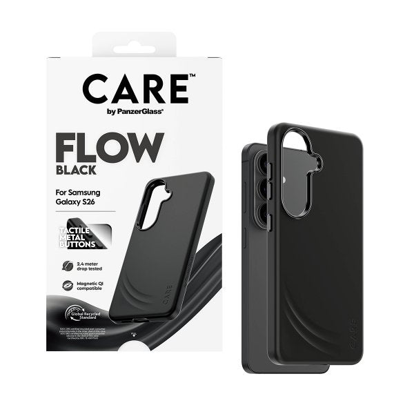 CARE by PanzerGlass Samsung Galaxy S26 Deksel Flow MagSafe Svart