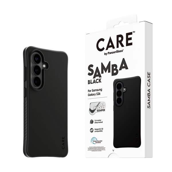 CARE by PanzerGlass Samsung Galaxy S26 Deksel Samba MagSafe Svart