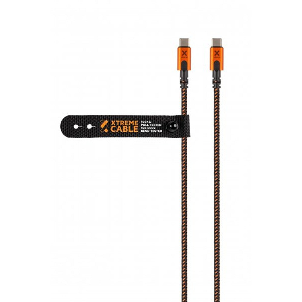Xtorm Xtreme USB-C to USB-C PD Cable 1.5m Svart Oransje